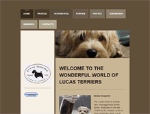 Tablet Screenshot of lucasterrier.com